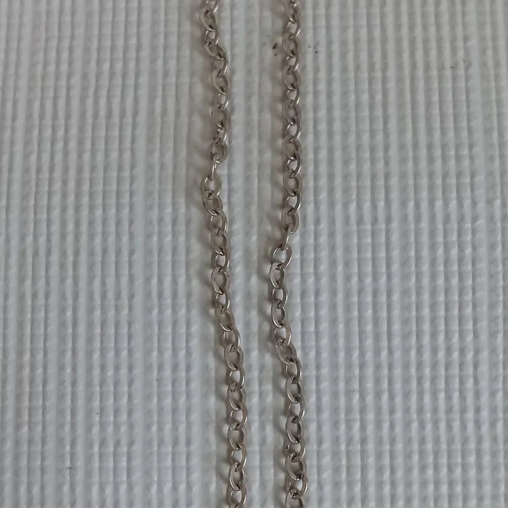 Round Etched Windmill Pendant Single Strand Gold Tone Chain Lightweight Necklace
